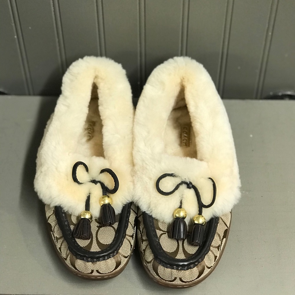 Coach Fiona Moccasin Slippers